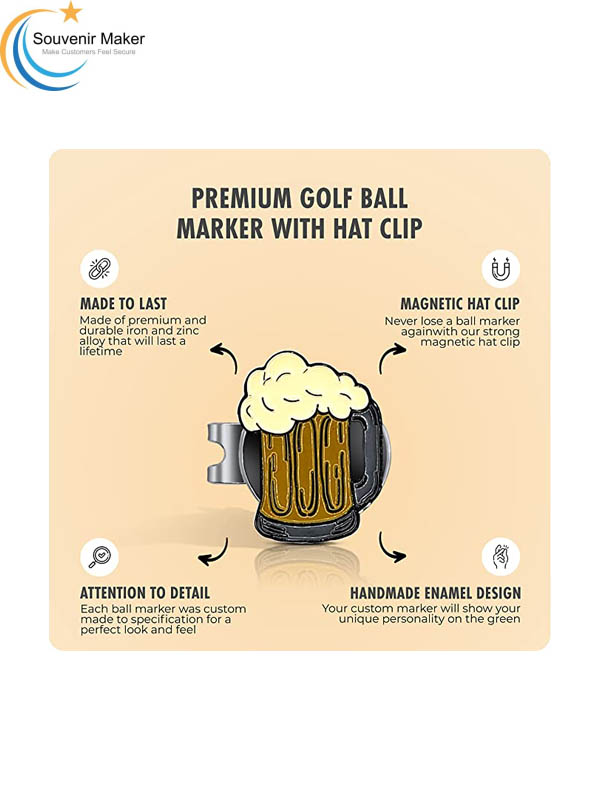 Custom Fashionable Hat Clip