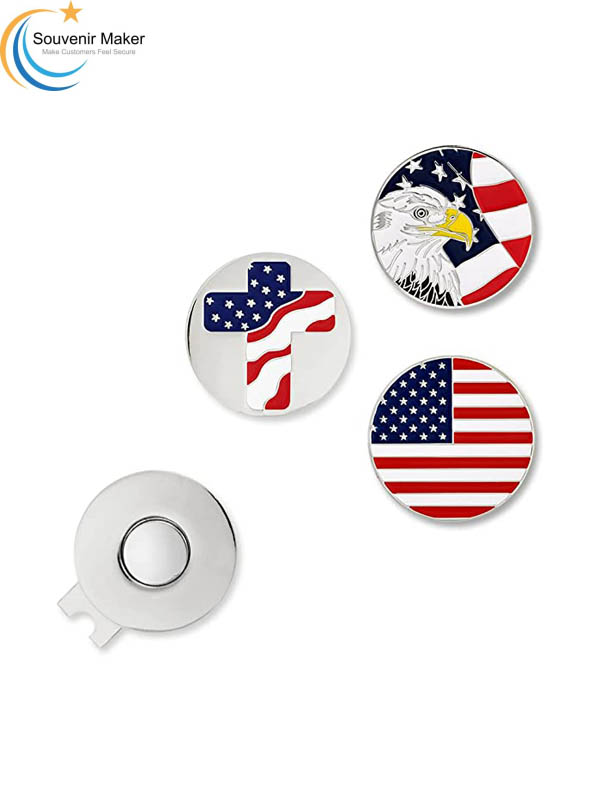 Custom American Pride Hat Clip