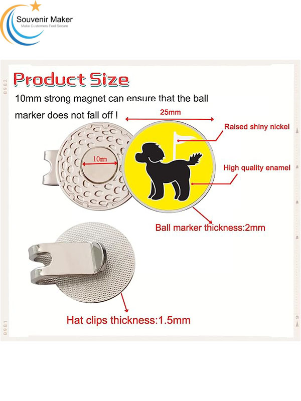 Custom Printed Hat Clip