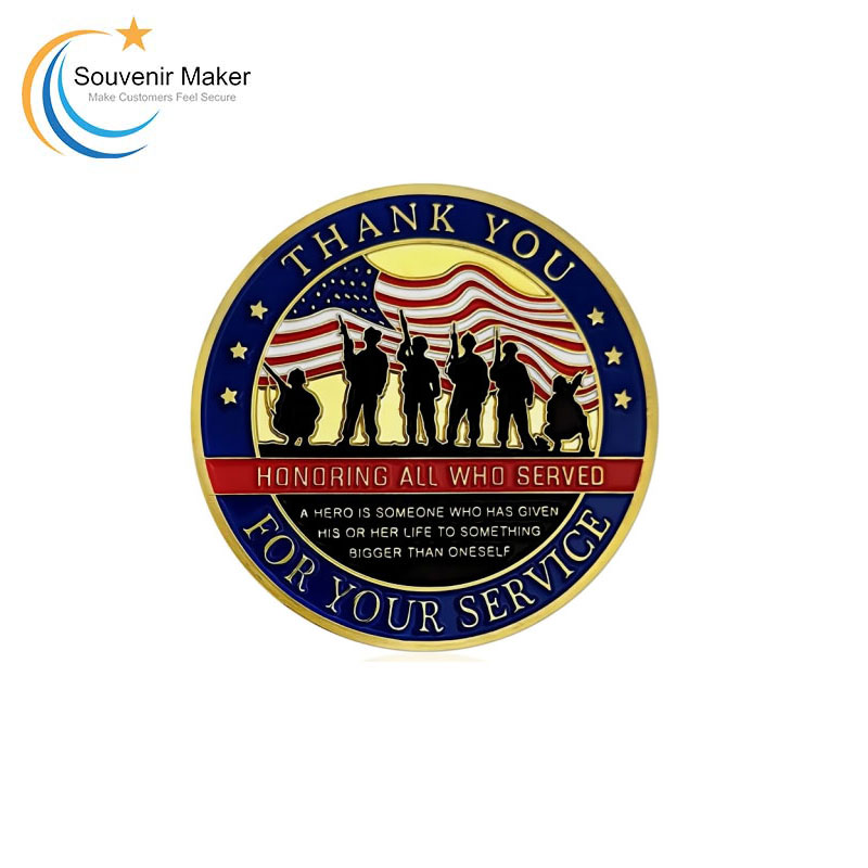 Custom Matt Gold Coin