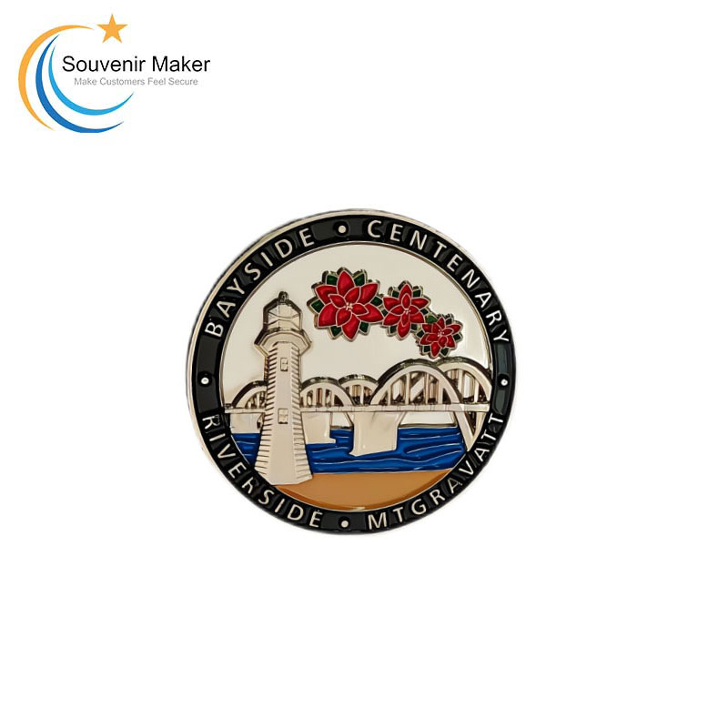 Custom Double-sided 3D Police Challenge Coin