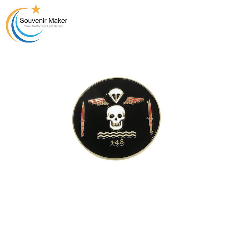 Custom Imitation Gold Plating Challenge Coin