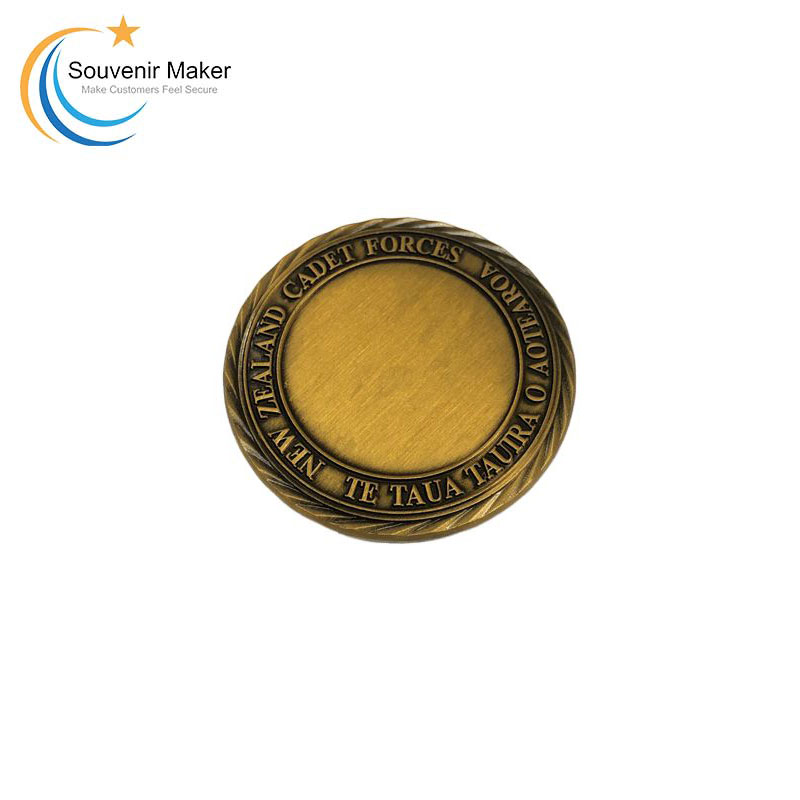 Custom Firebird Antique Brass Challenge Coin