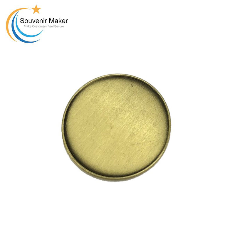 Custom Tree Antique Brass Challenge Coin