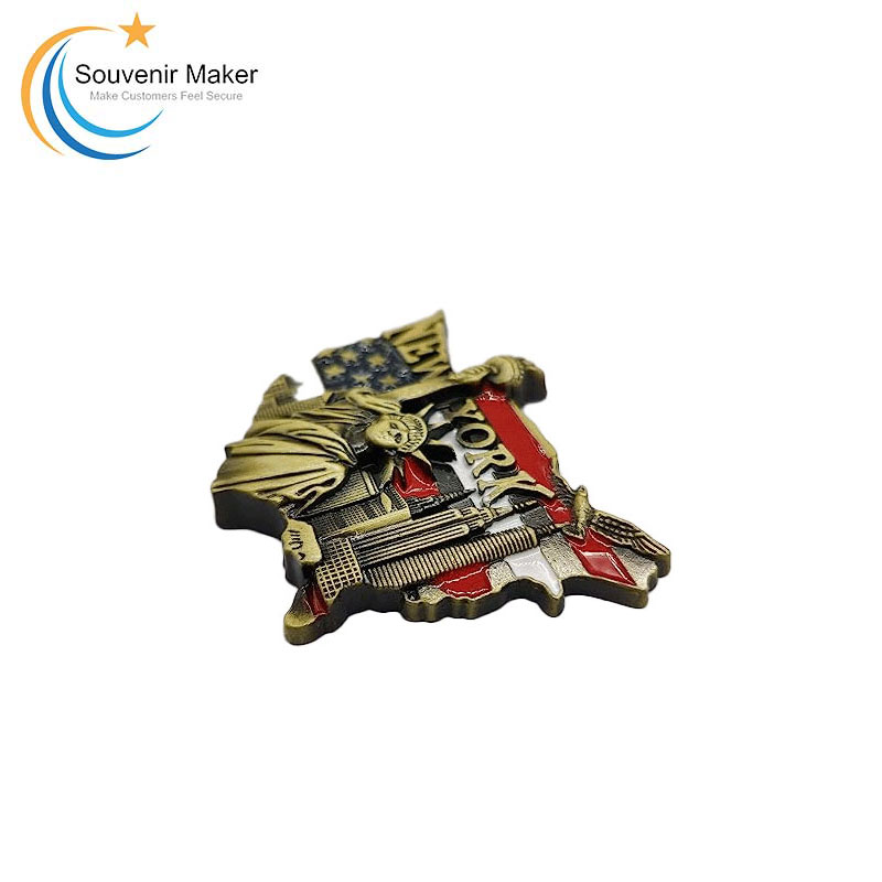 Custom New York USA 3D Fridge Magne