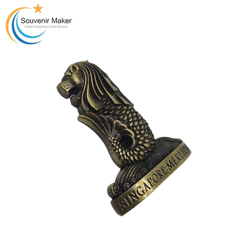 Custom Merlion Singapore Fridge Magnet
