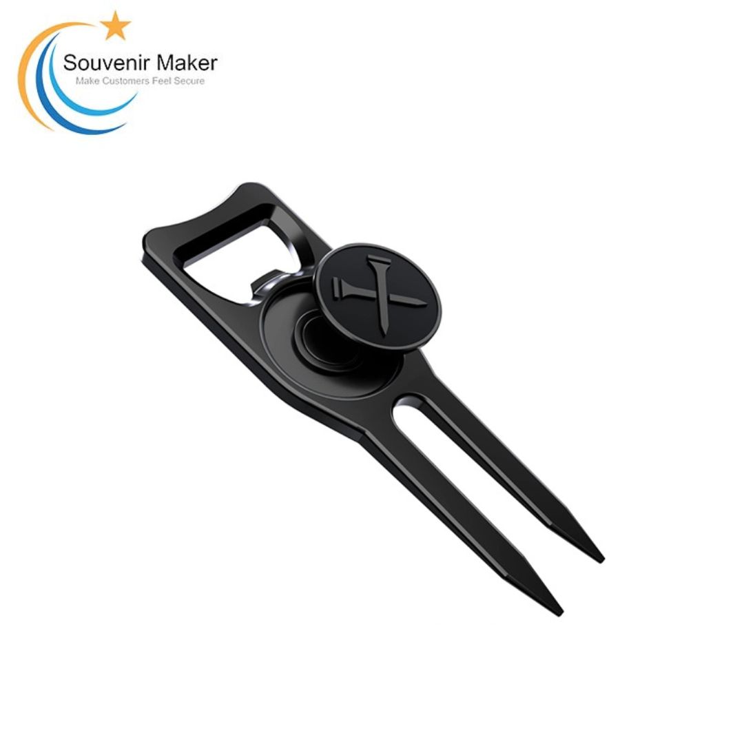 Custom Pure Black Golf Tool Opener