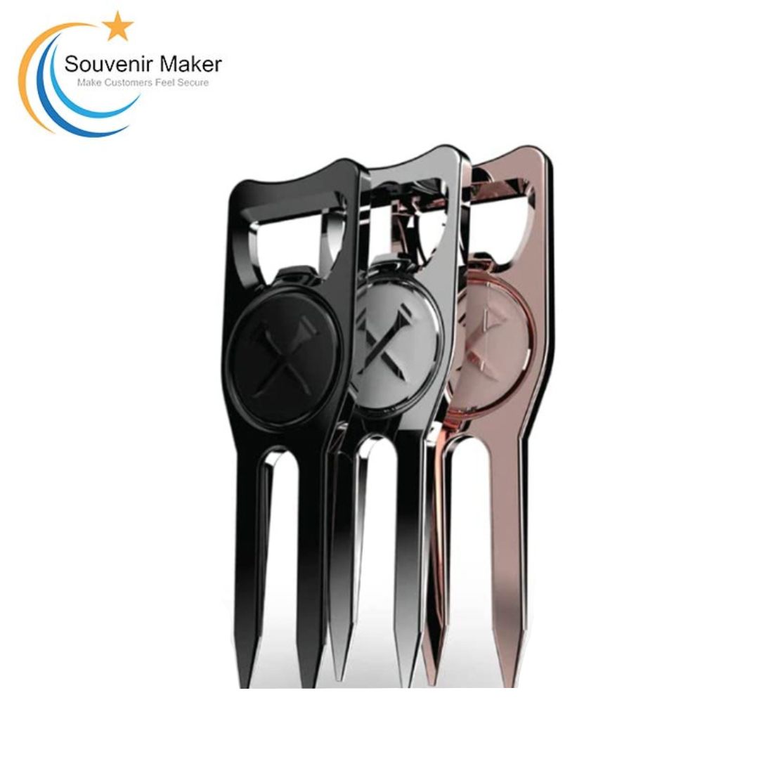 Custom Black Golf Tool Opener