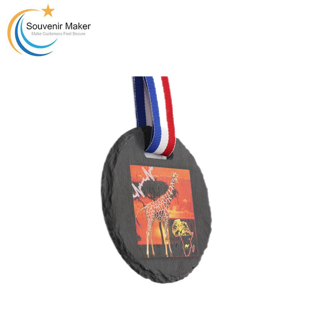 Custom slate medal