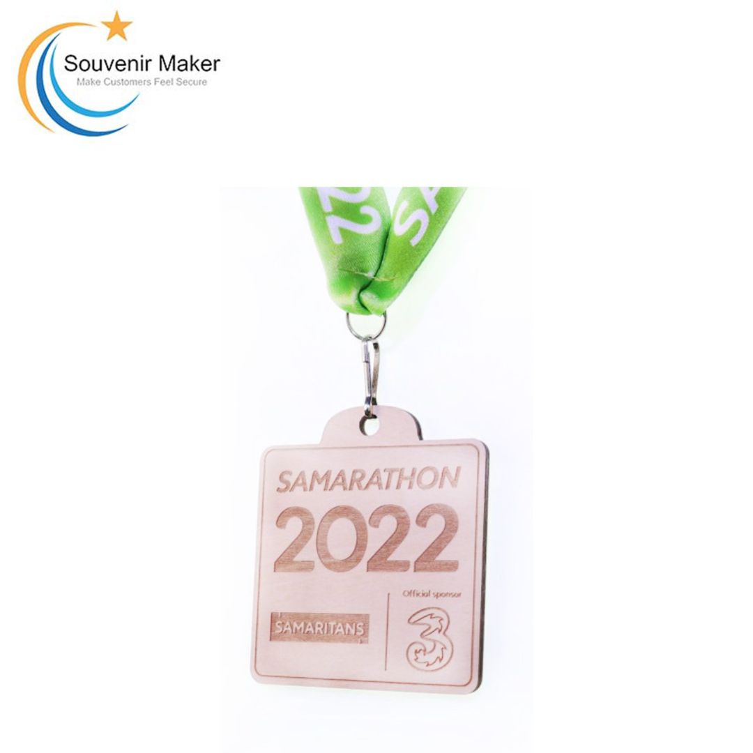 Marathon wooden Medal